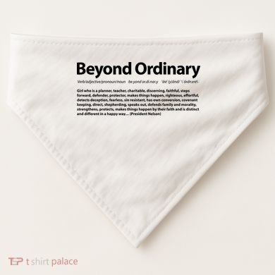 Beyond Ordinary Definition USA-Made Doggie Bandana