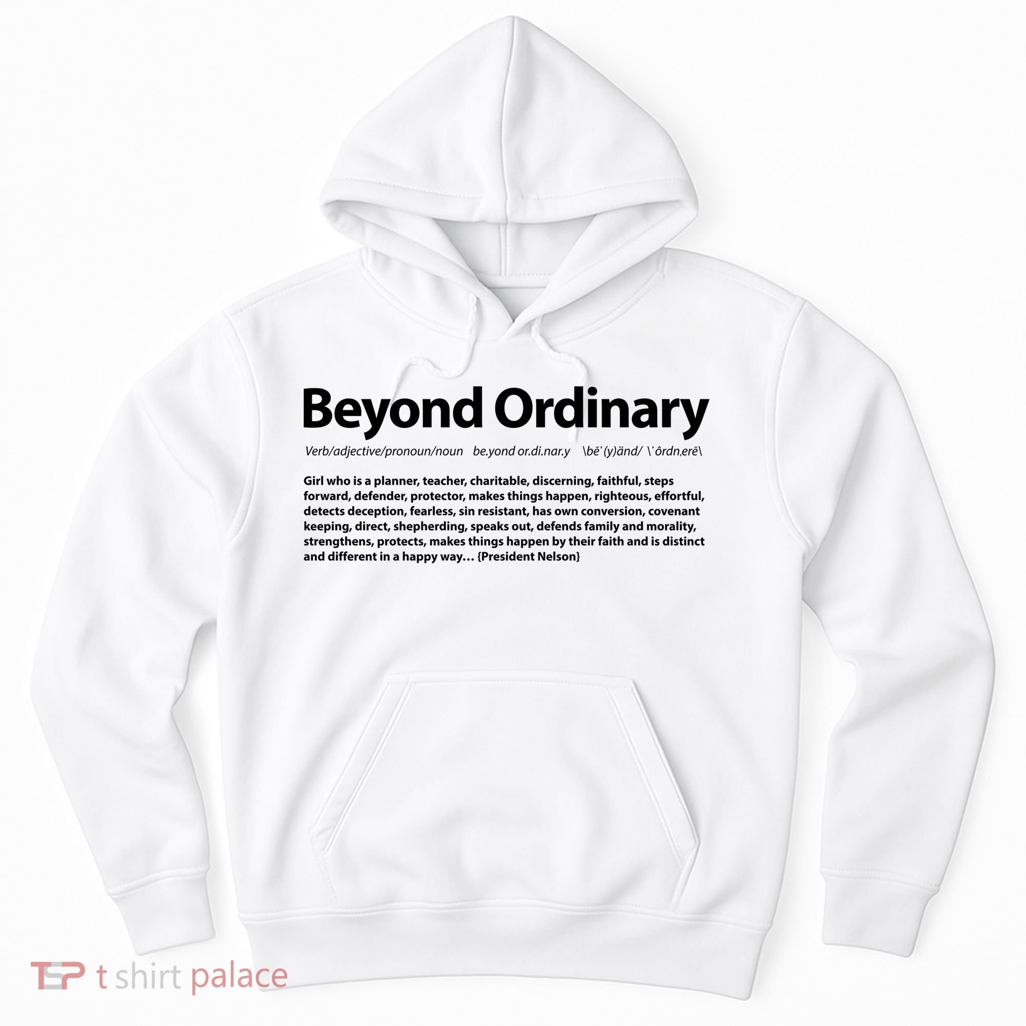 Beyond Ordinary Definition Hoodie