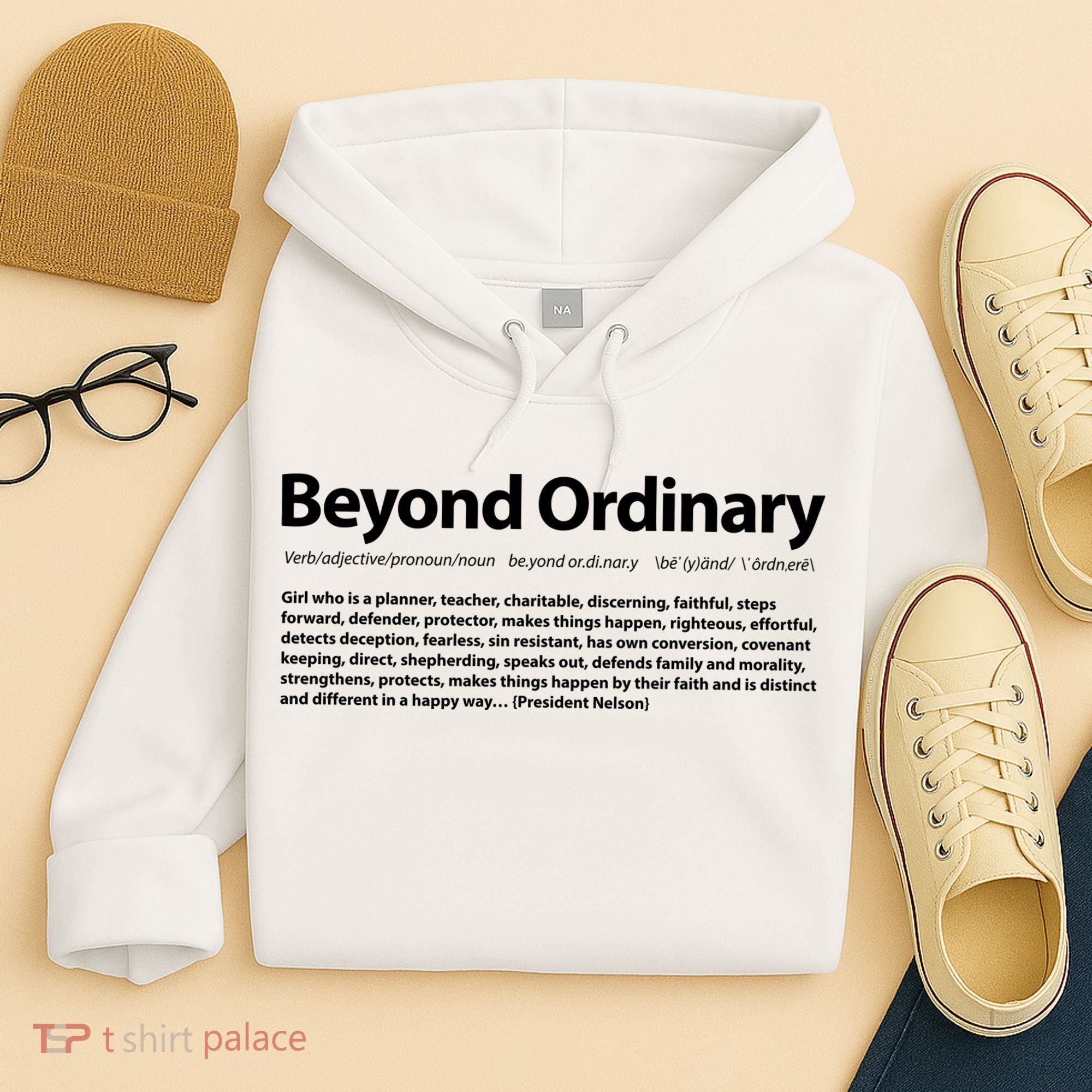 Beyond Ordinary Definition Hoodie