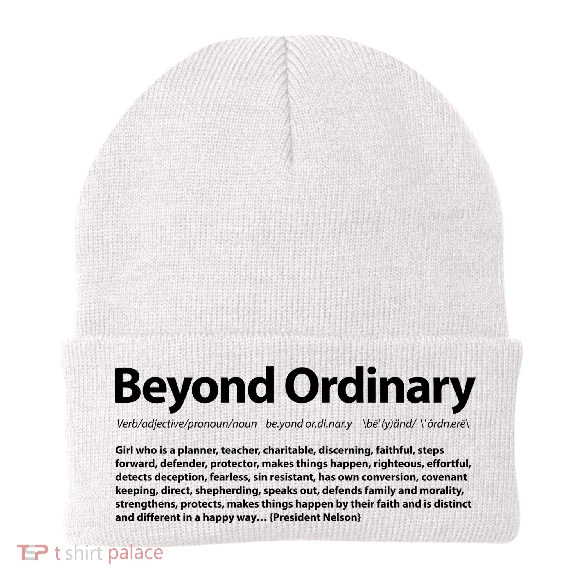 Beyond Ordinary Definition Beanie