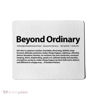 Beyond Ordinary Definition Mousepad
