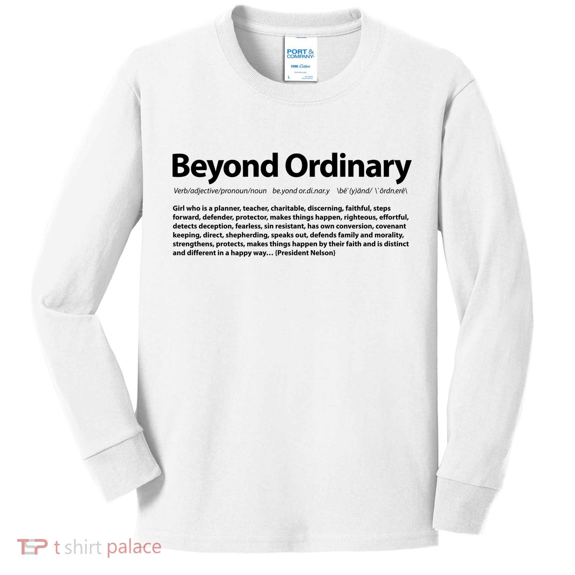 Beyond Ordinary Definition Kids Long Sleeve Shirt