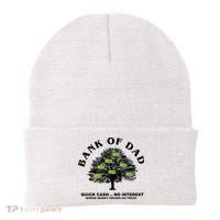 Bank Of Dad Quick Cash No Interest Funny Gift Beanie thumb 0