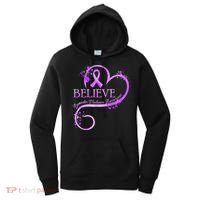 Believe October Domestic Violence Awareness Month Women Women's Hoodie thumb 0