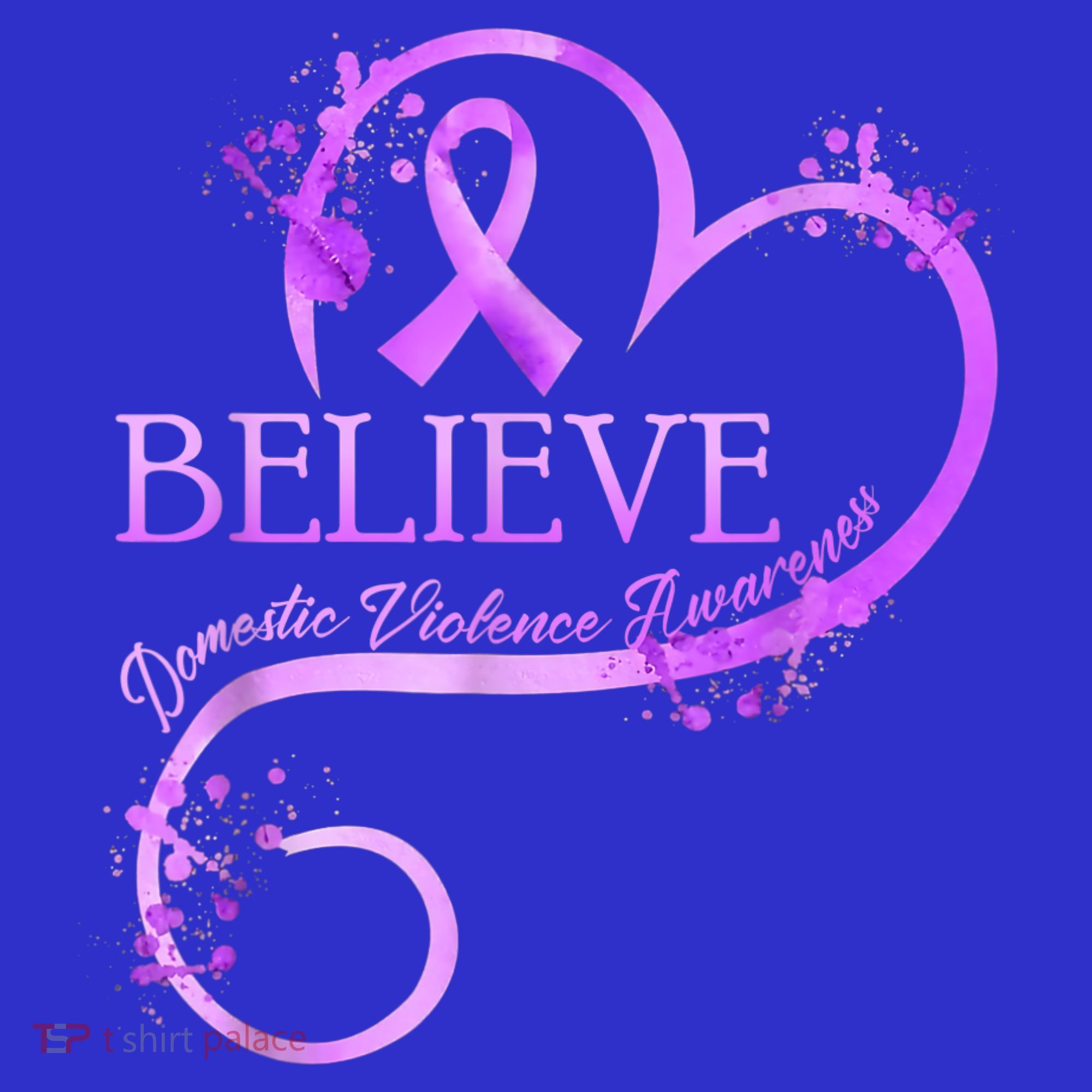 Believe October Domestic Violence Awareness Month Women Mousepad