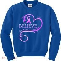 Believe October Domestic Violence Awareness Month Women Kids Sweatshirt thumb 0
