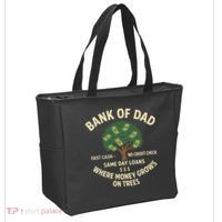 Bank Of Dad Fast Cash No Credit Check Same Day Loans Tote Bag thumb 2