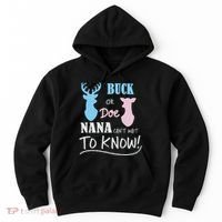 Buck Or Doe Gender Reveal Party Hoodie thumb 0