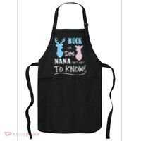 Buck Or Doe Gender Reveal Party Apron thumb 0