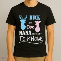 Buck Or Doe Gender Reveal Party T-Shirt thumb 3