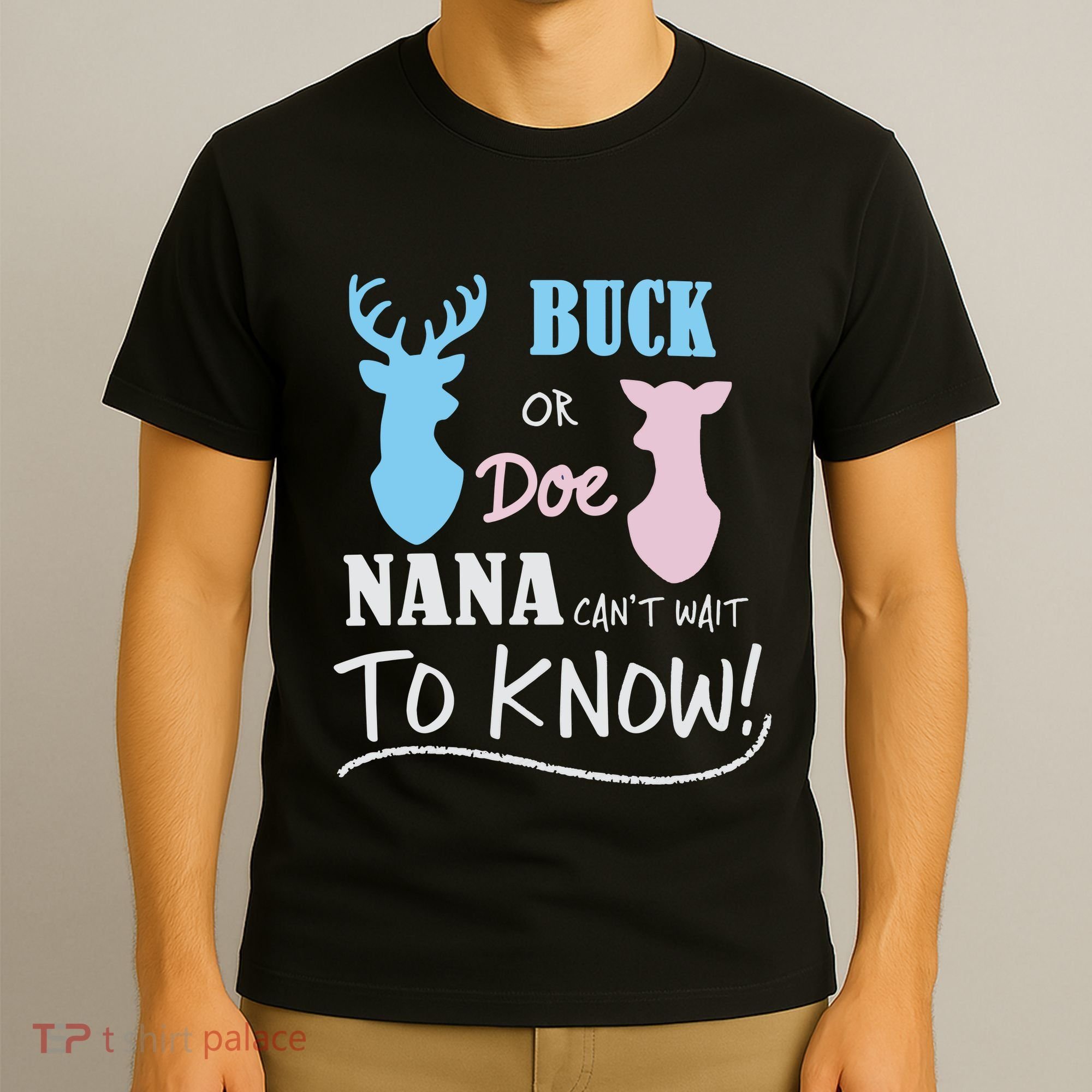 Buck Or Doe Gender Reveal Party T-Shirt