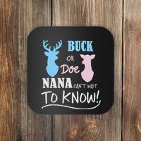 Buck Or Doe Gender Reveal Party Coaster thumb 0