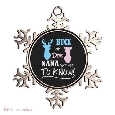 Buck Or Doe Gender Reveal Party Ornament