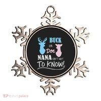 Buck Or Doe Gender Reveal Party Ornament thumb 0