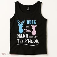 Buck Or Doe Gender Reveal Party Tank Top thumb 2