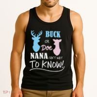 Buck Or Doe Gender Reveal Party Tank Top thumb 3