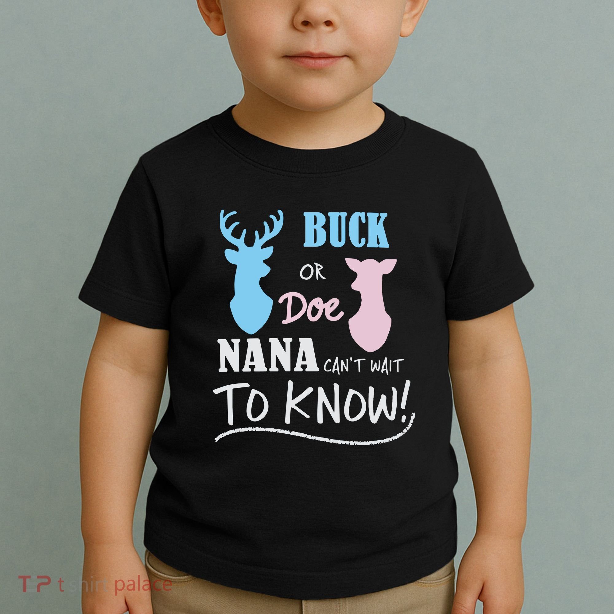 Buck Or Doe Gender Reveal Party Toddler T-Shirt