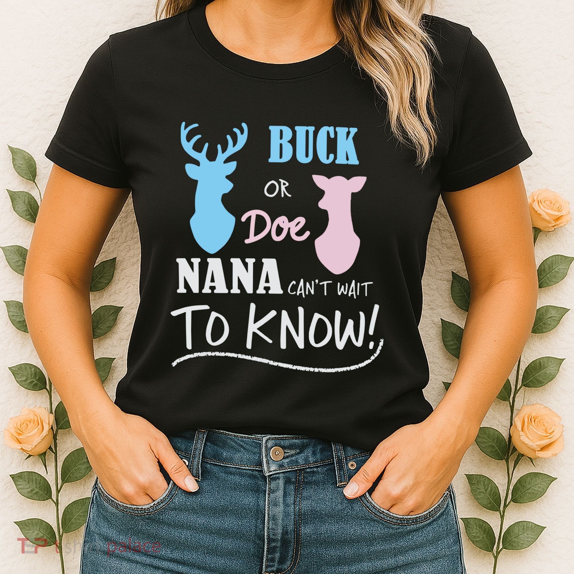 Buck Or Doe Gender Reveal Party Women's T-Shirt