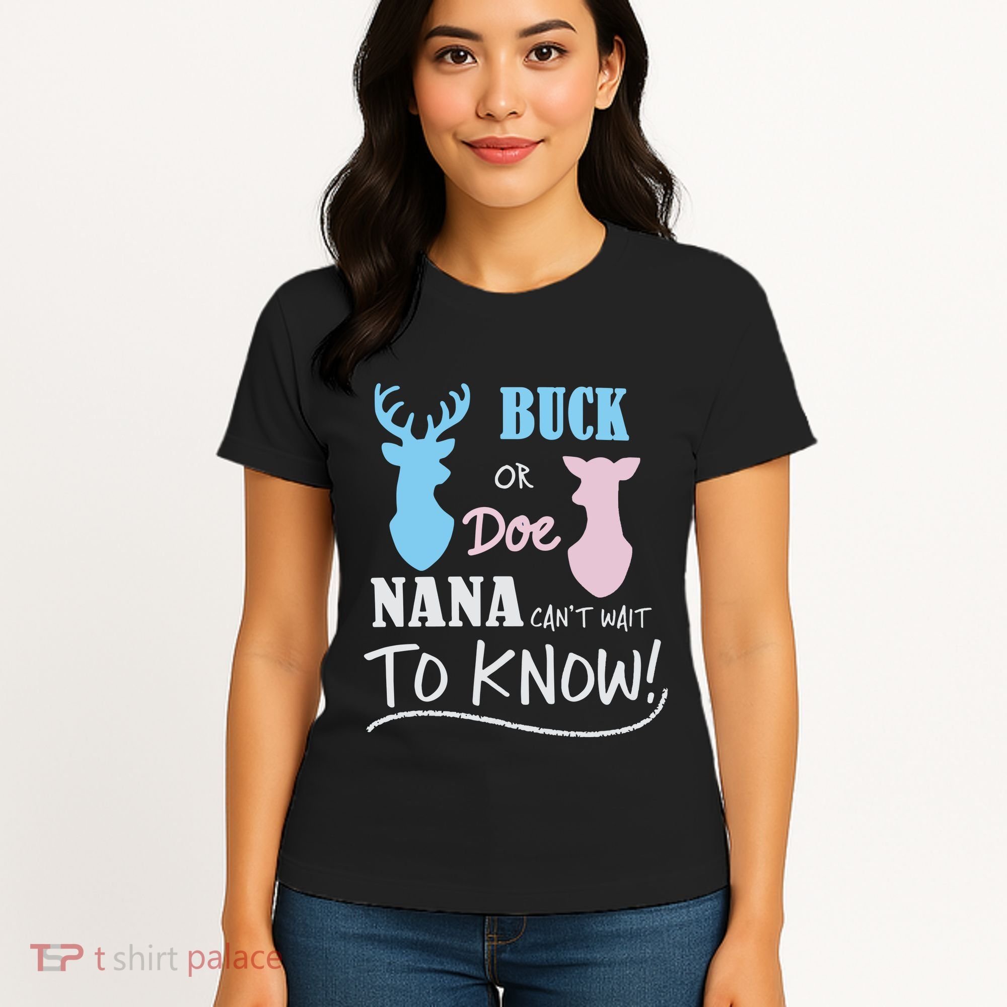 Buck Or Doe Gender Reveal Party Women's T-Shirt