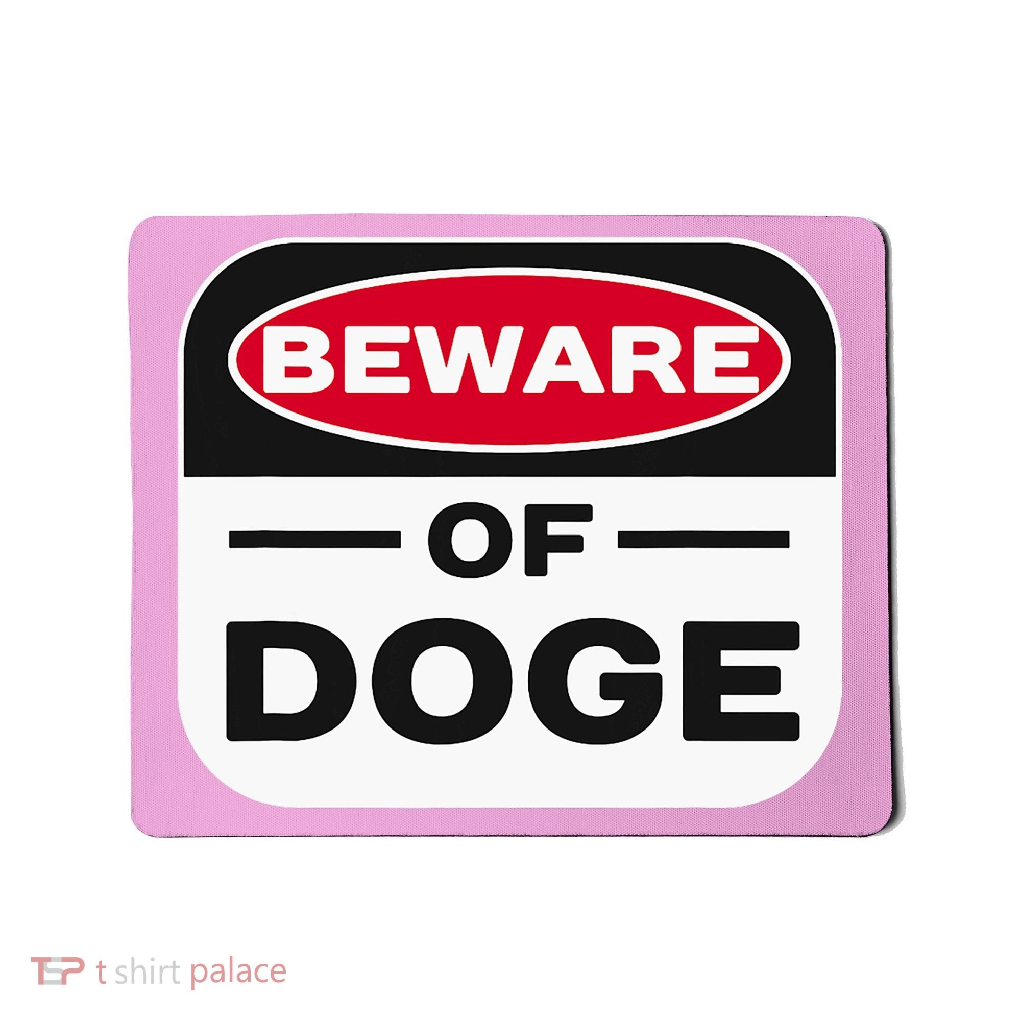 Beware Of Doge Meme Department Of Government Mousepad