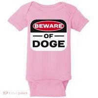 Beware Of Doge Meme Department Of Government Baby Bodysuit thumb 0