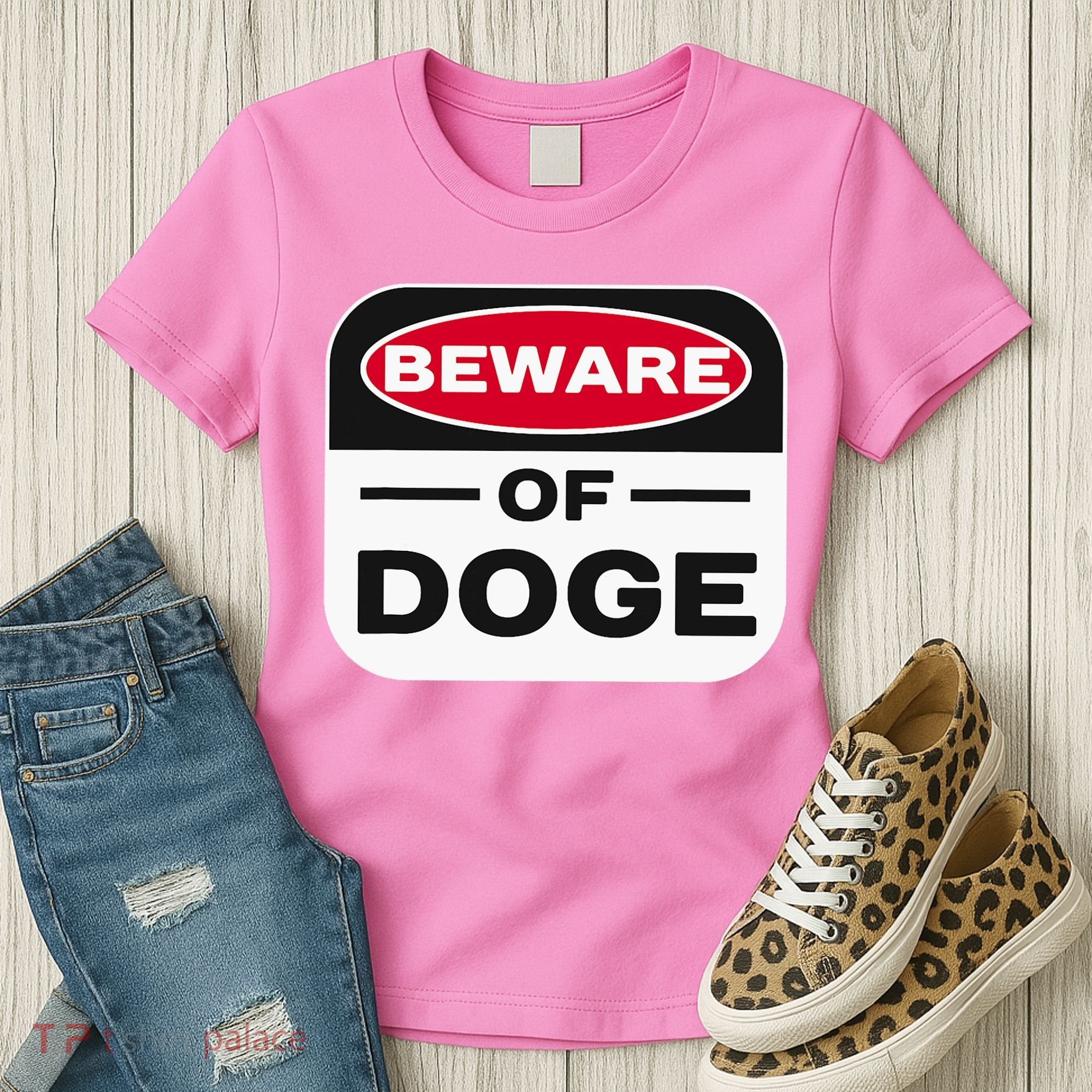 Beware Of Doge Meme Department Of Government Women's T-Shirt