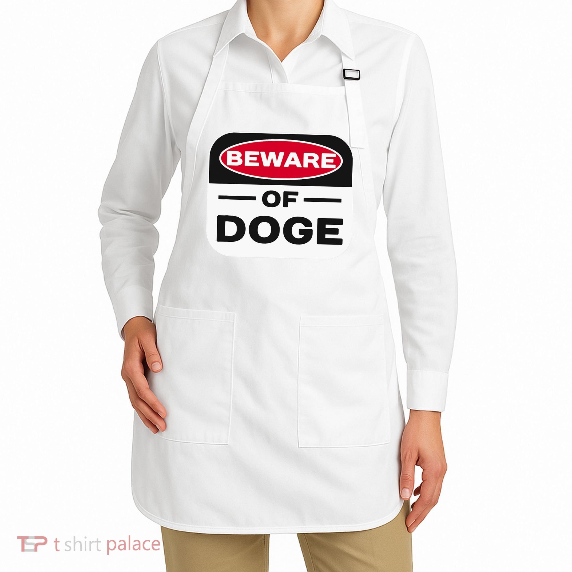 Beware Of Doge Meme Department Of Government Apron