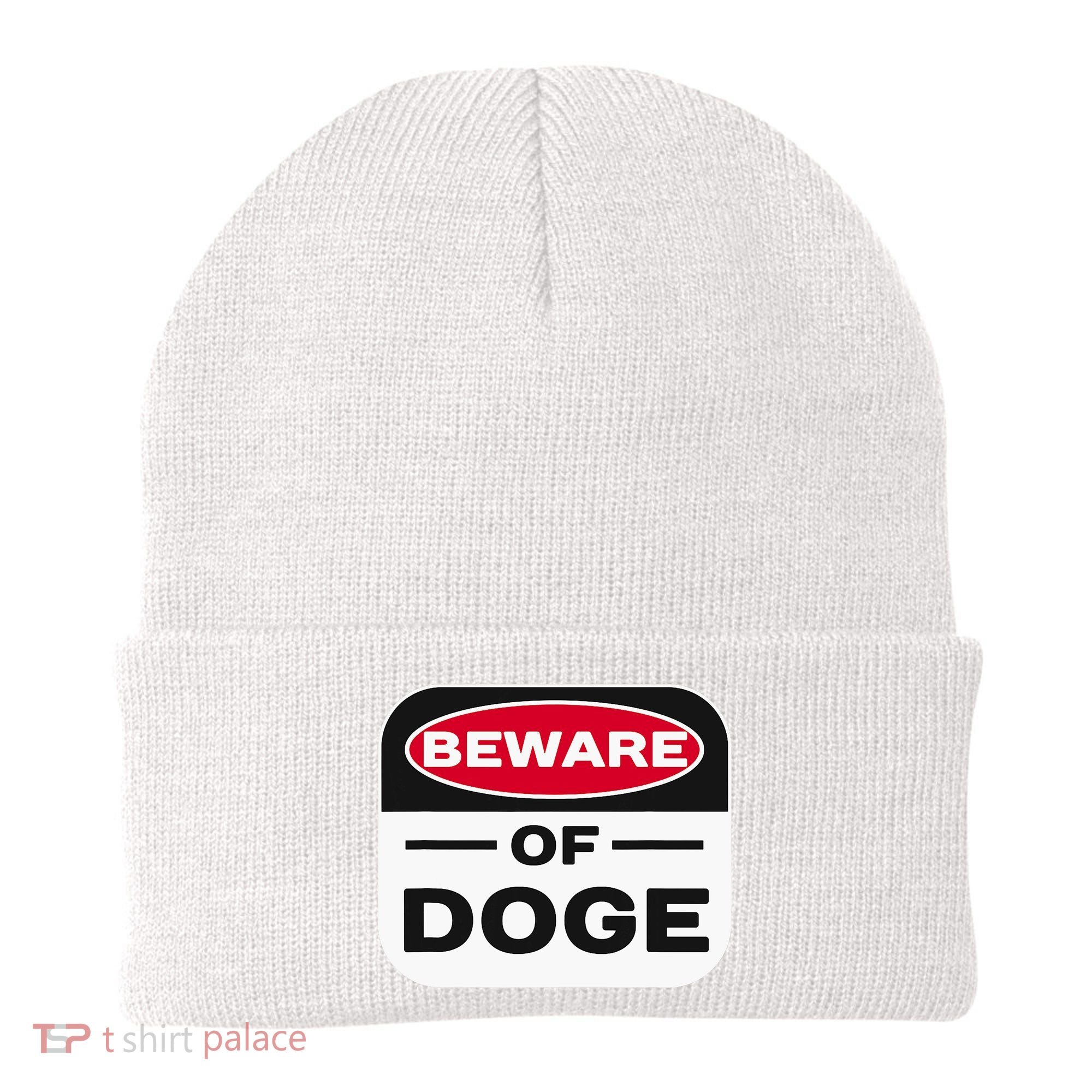 Beware Of Doge Meme Department Of Government Beanie