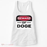 Beware Of Doge Meme Department Of Government Women's Tank Top thumb 0