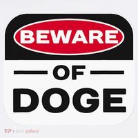 Beware Of Doge Meme Department Of Government Kids Sweatshirt thumb 2