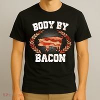 Body By Bacon T-Shirt thumb 3