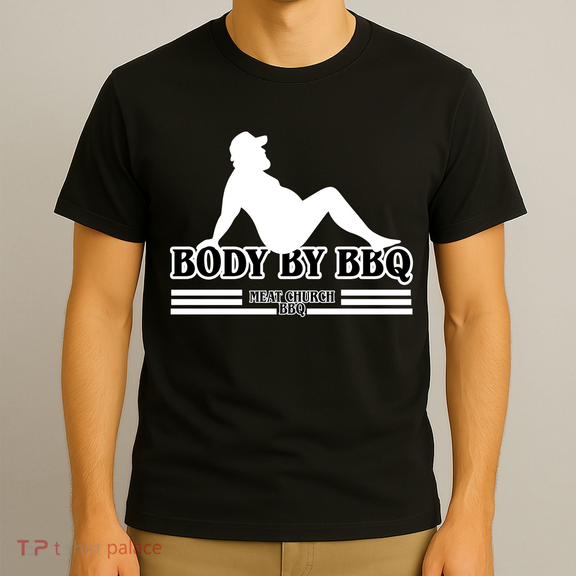 Body By BBQ Vintage Meat Church T-Shirt