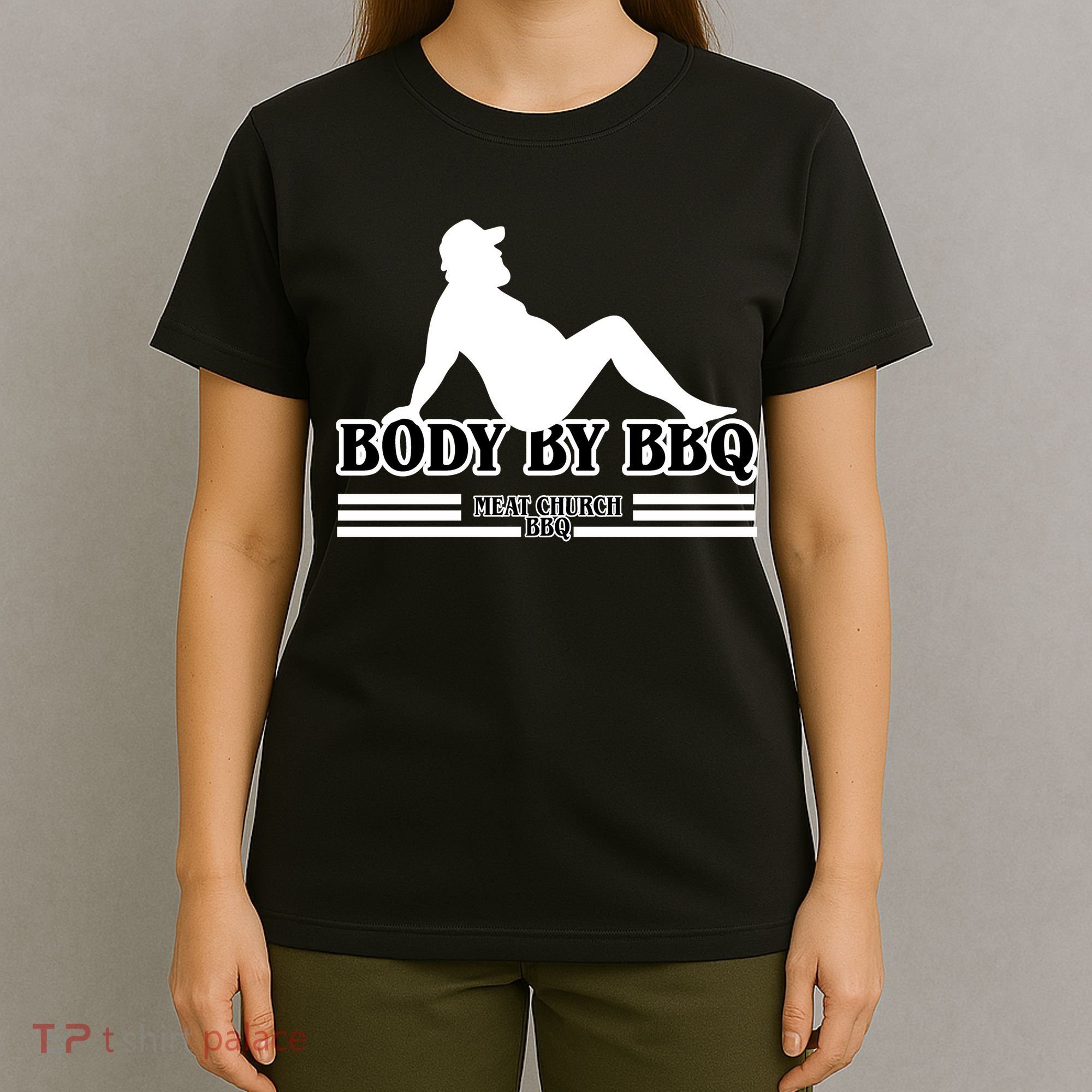 Body By BBQ Vintage Meat Church T-Shirt