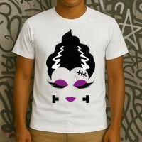 Bride Of F.R.A.N.K.E.N.S.T.E.I.N Monster Halloween Costume T-Shirt thumb 3