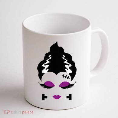 Bride Of F.R.A.N.K.E.N.S.T.E.I.N Monster Halloween Costume Coffee Mug back