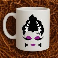 Bride Of F.R.A.N.K.E.N.S.T.E.I.N Monster Halloween Costume Coffee Mug thumb 2