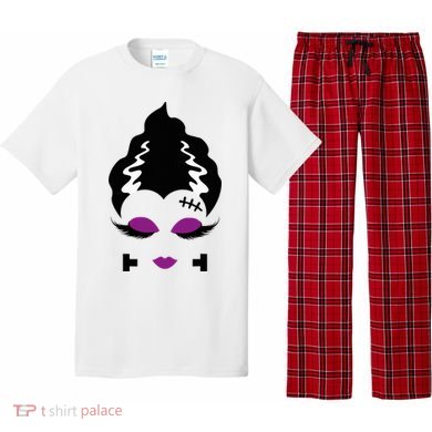 Bride Of F.R.A.N.K.E.N.S.T.E.I.N Monster Halloween Costume Pajama Set