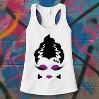 Bride Of F.R.A.N.K.E.N.S.T.E.I.N Monster Halloween Costume Women's Tank Top thumb 3