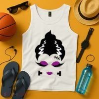 Bride Of F.R.A.N.K.E.N.S.T.E.I.N Monster Halloween Costume Tank Top thumb 4