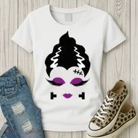 Bride Of F.R.A.N.K.E.N.S.T.E.I.N Monster Halloween Costume Women's T-Shirt thumb 3