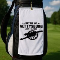 Battle Of Gettysburg | Battlefield US American Civil War Golf Towel thumb 2