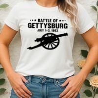 Battle Of Gettysburg | Battlefield US American Civil War Women's T-Shirt thumb 2
