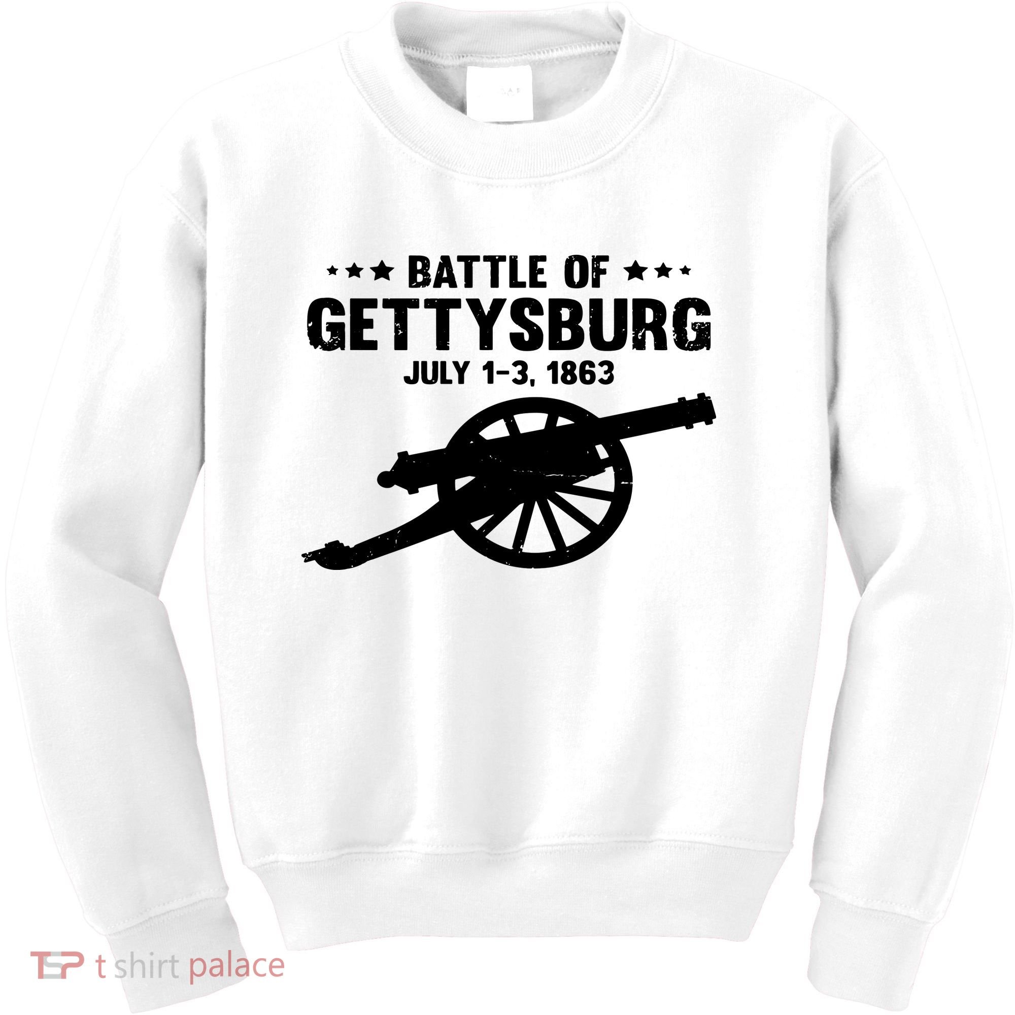 Battle Of Gettysburg | Battlefield US American Civil War Kids Sweatshirt