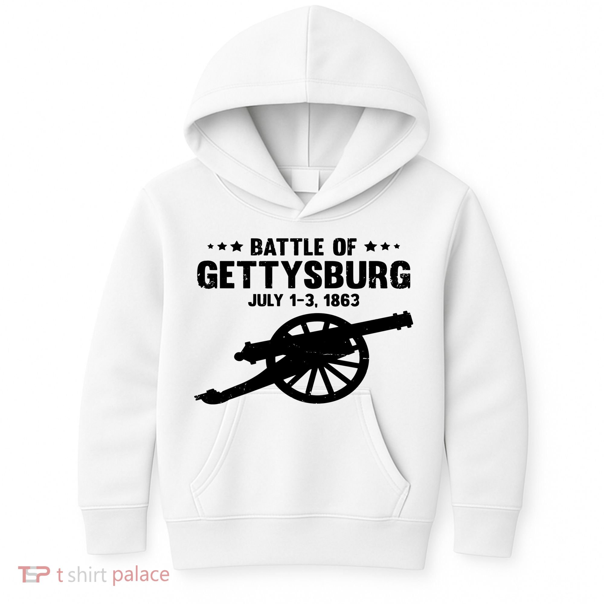 Battle Of Gettysburg | Battlefield US American Civil War Kids Hoodie
