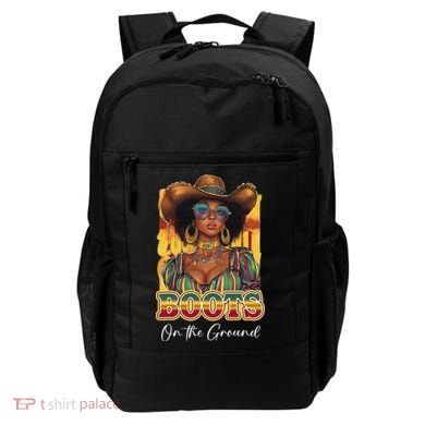 Boots On Ground Juneteenth Cowgirl Linedance Boots Western Backpack