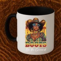 Boots On Ground Juneteenth Cowgirl Linedance Boots Western Coffee Mug thumb 2