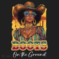 Boots On Ground Juneteenth Cowgirl Linedance Boots Western Hat thumb 2