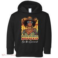 Boots On Ground Juneteenth Cowgirl Linedance Boots Western Toddler Hoodie thumb 0