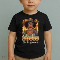 Boots On Ground Juneteenth Cowgirl Linedance Boots Western Toddler T-Shirt thumb 2