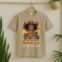 Boots On Ground Juneteenth Cowgirl Linedance Boots Western T-Shirt thumb 2